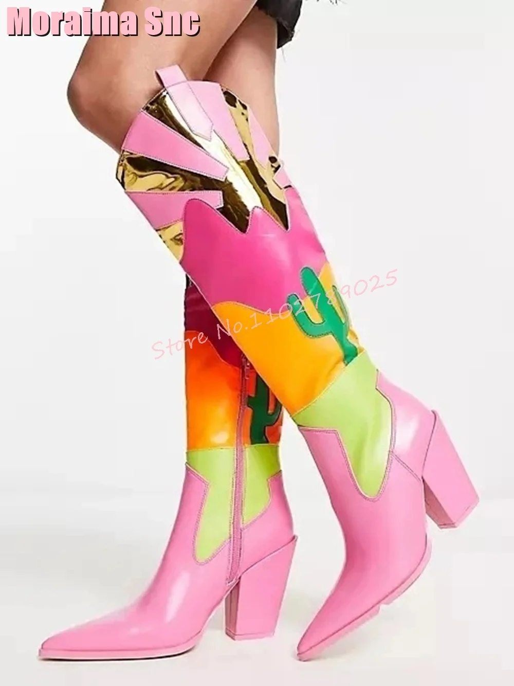 Women'S Fashion Winter 2026 - 2026 Fashion Mixed Colors Women Stitching
