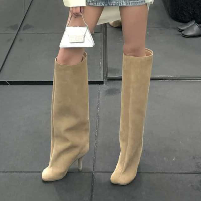 Women'S Fashion Winter 2026 - Women Knee High Boots Suede High