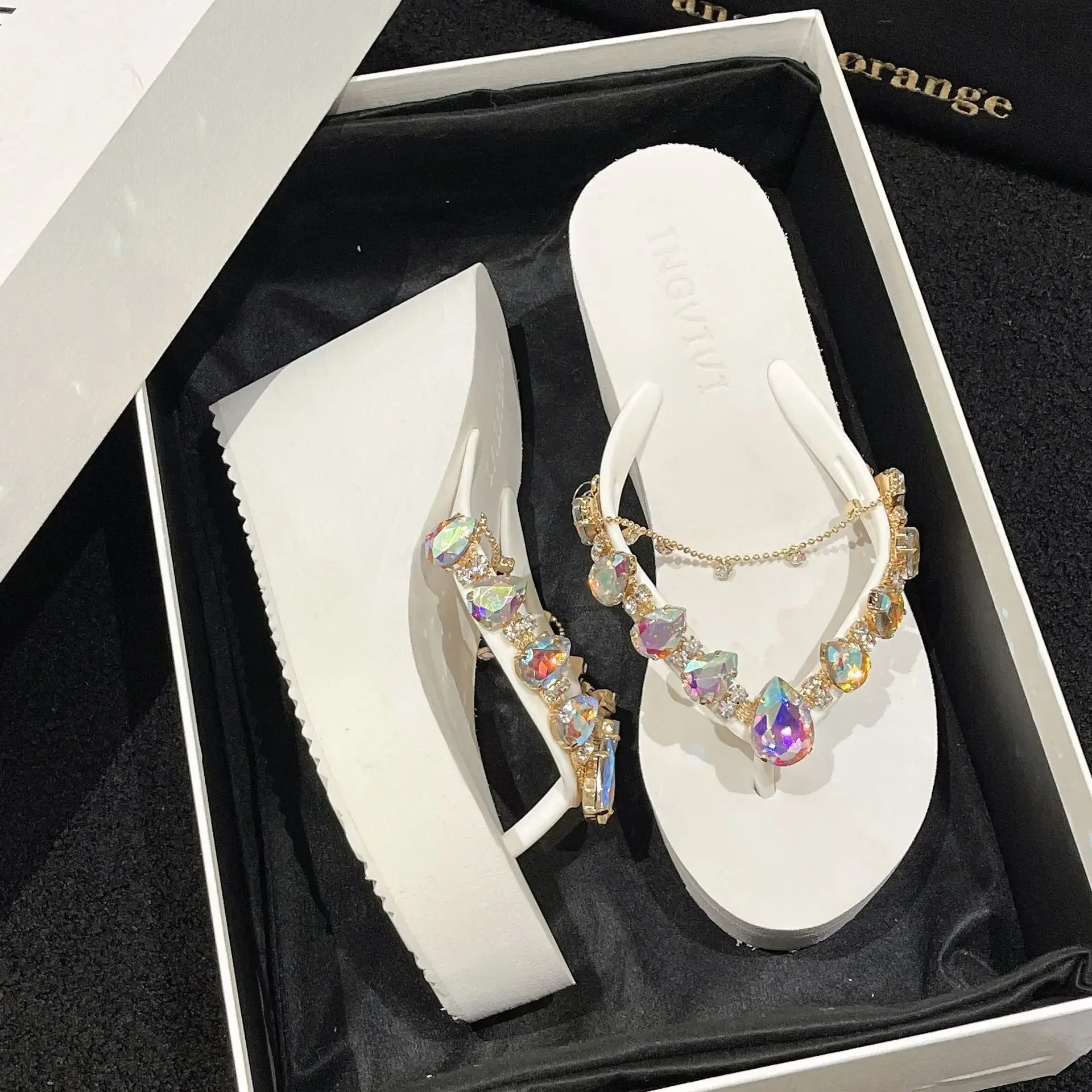 Women'S Fashion Jewellery - Flip Flops Women New High Heeled