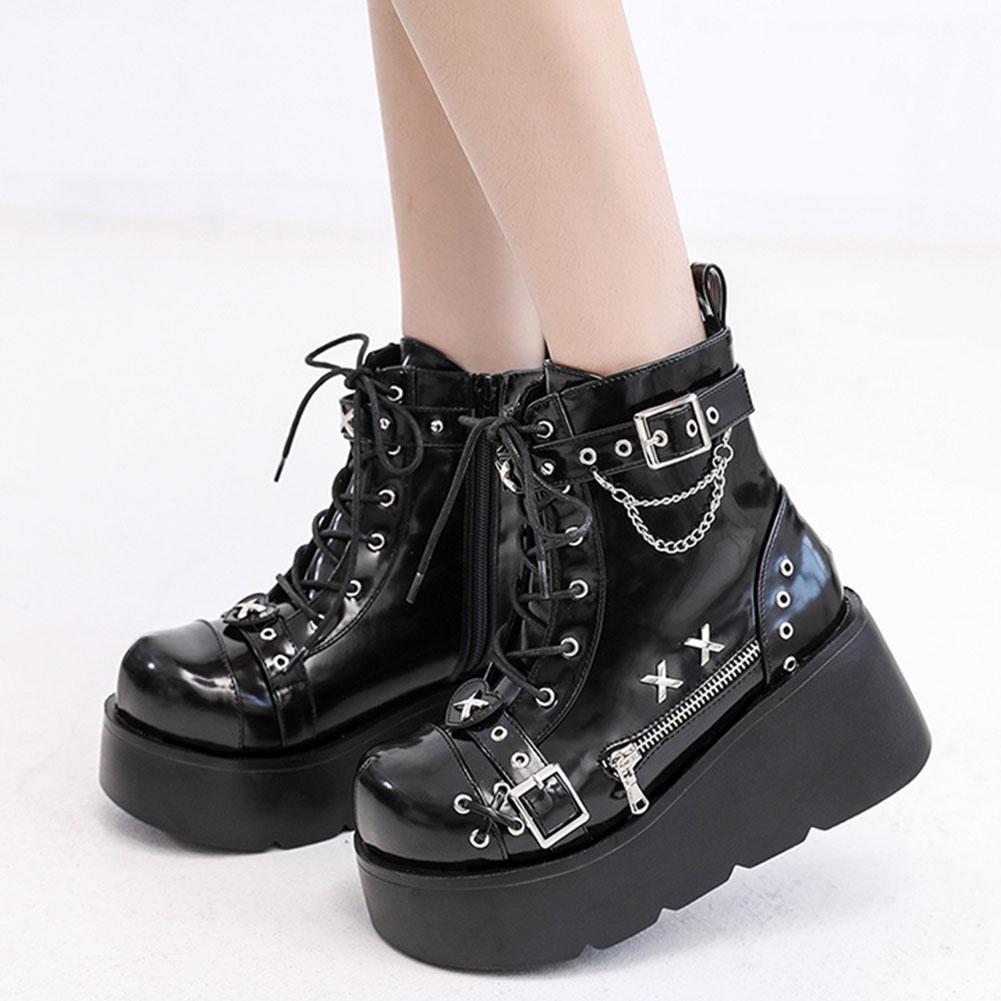 Women'S Fashion Jewellery - Brand New Ladies Goth Platform Ankle