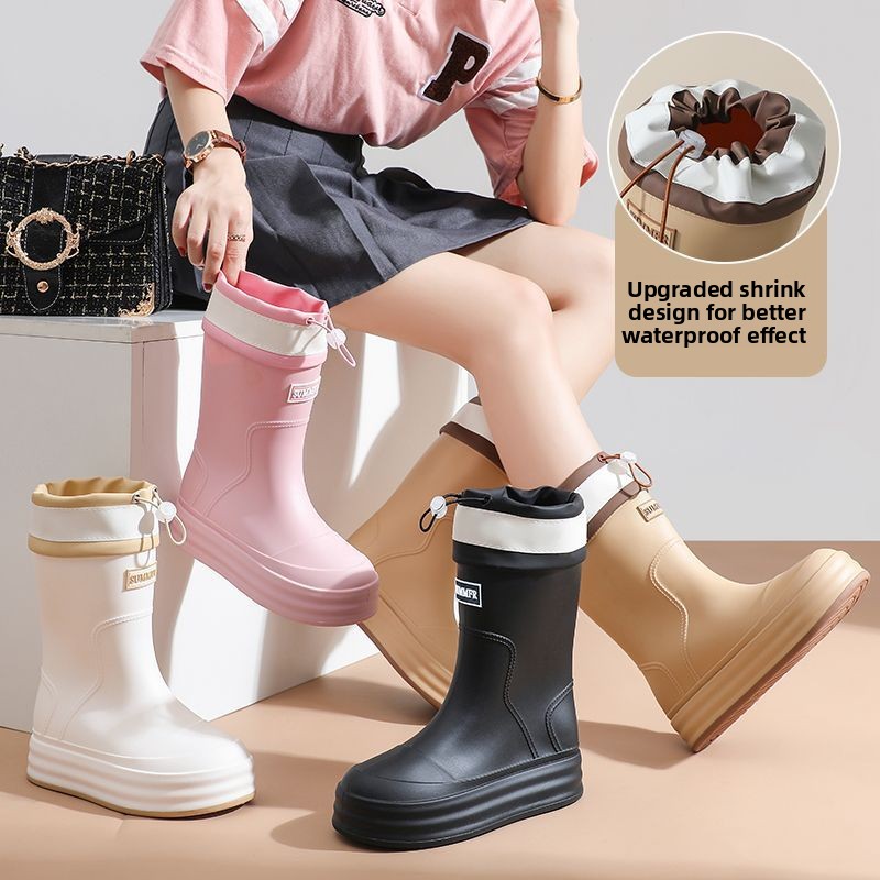 Women'S Fashion Rain Boots - 2026 Lady Rain Boots Fashion Non-slip
