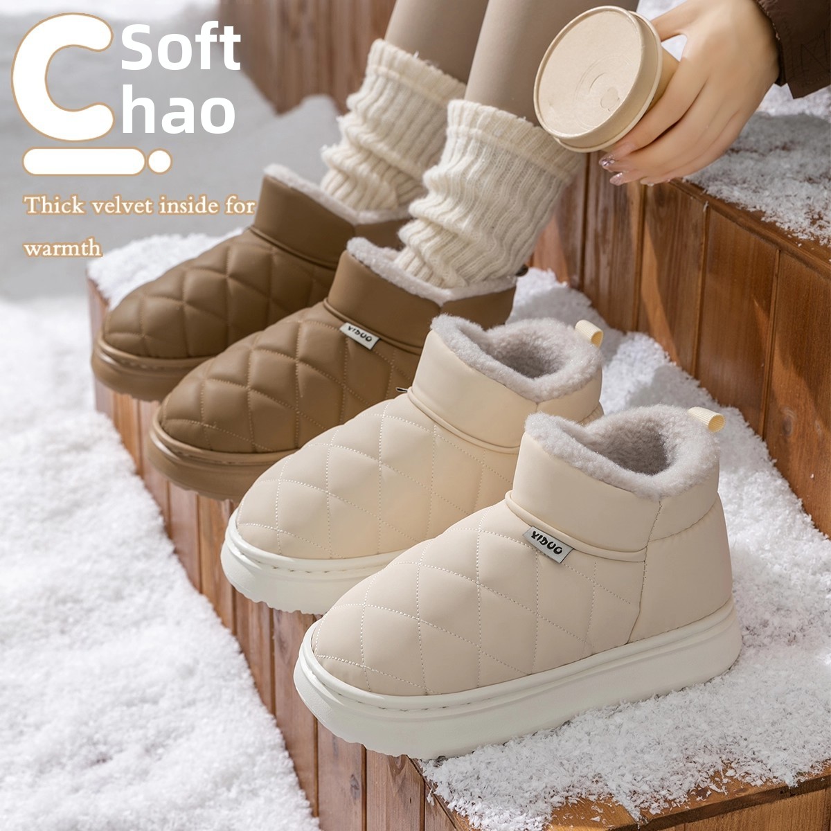 Women Winter Waterproof Snow B - Women'S Fashion Rain Boots review and price