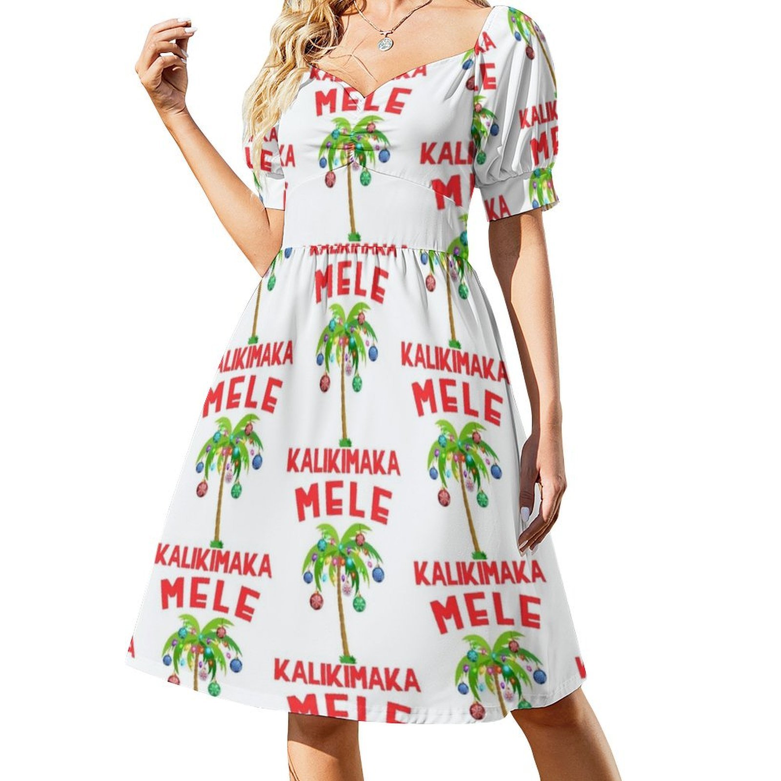 Mele Kalikimaka-Hawaiian Chris - Smocked Dress Women review and price