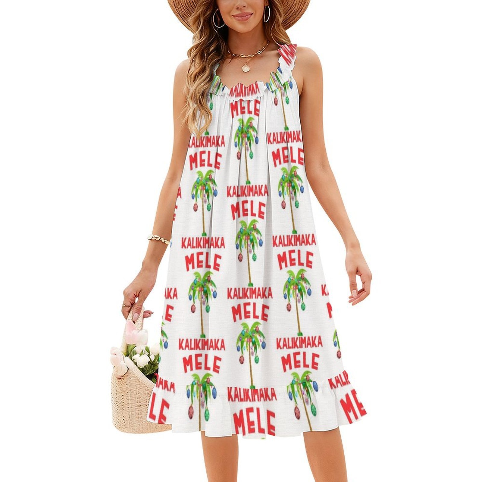 Mele Kalikimaka-Hawaiian Chris - Smocked Dress Women review and price
