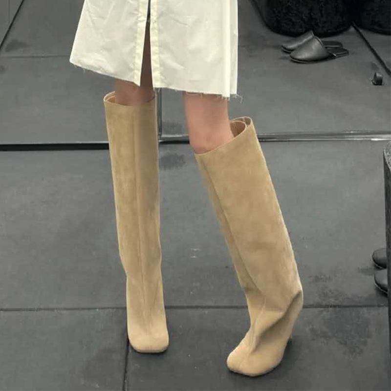 Women Knee High Boots Suede Hi - Women'S Fashion Winter 2026 review and price