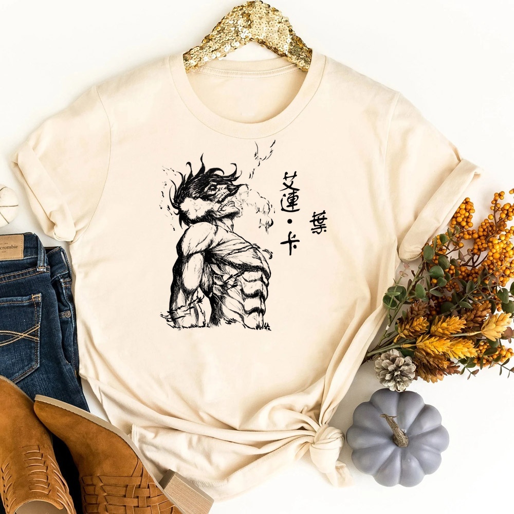 Attack on Titan t-shirt shoujo - Women'S Fashion In The 80S review and price