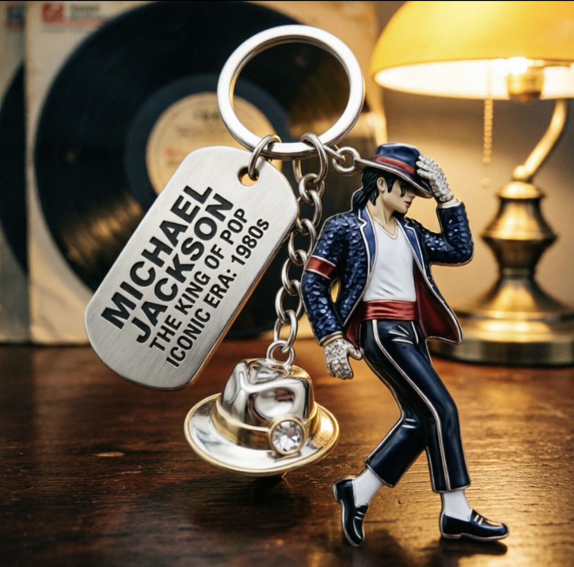Michael Jackson Keychain, Clas - Women'S Fashion Jewellery review and price