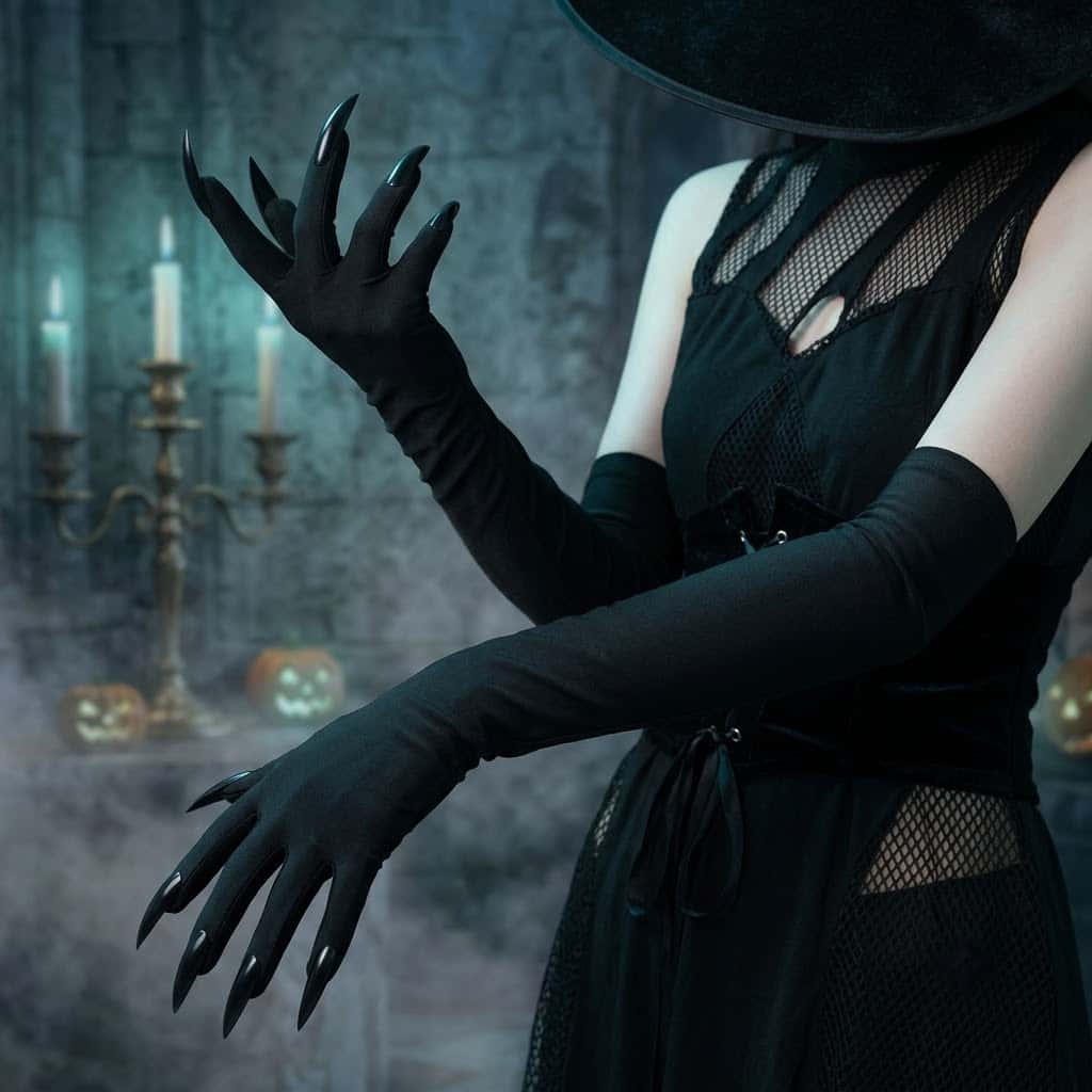 2026 Moon Girl Y2K Gothic Long - Women Fashion Gloves review and price
