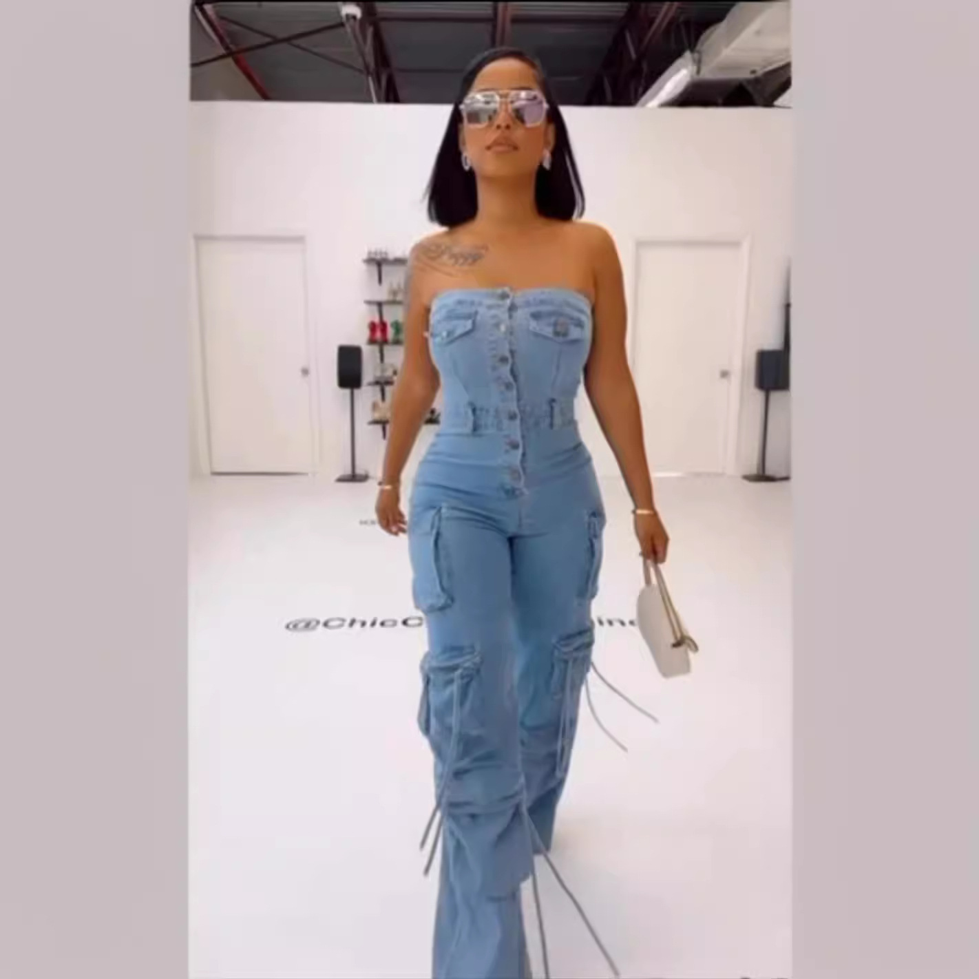 Jumpsuits Women Strapless One  - Mom Jeans Women review and price