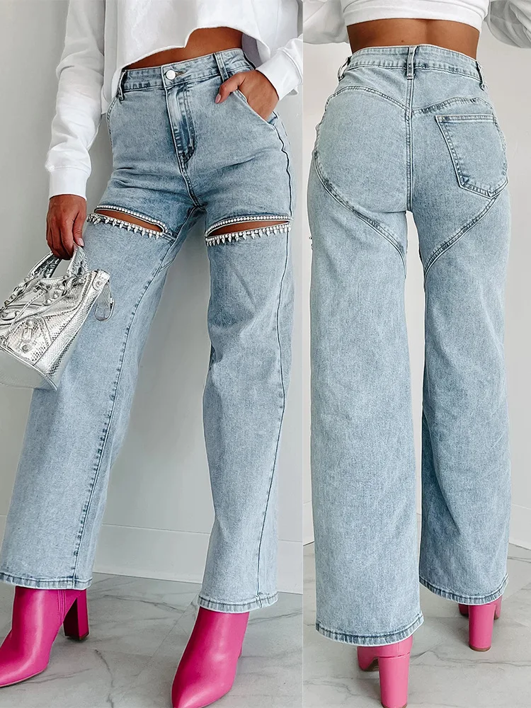 Fashion Women's Denim High Wai - Mom Jeans Women review and price