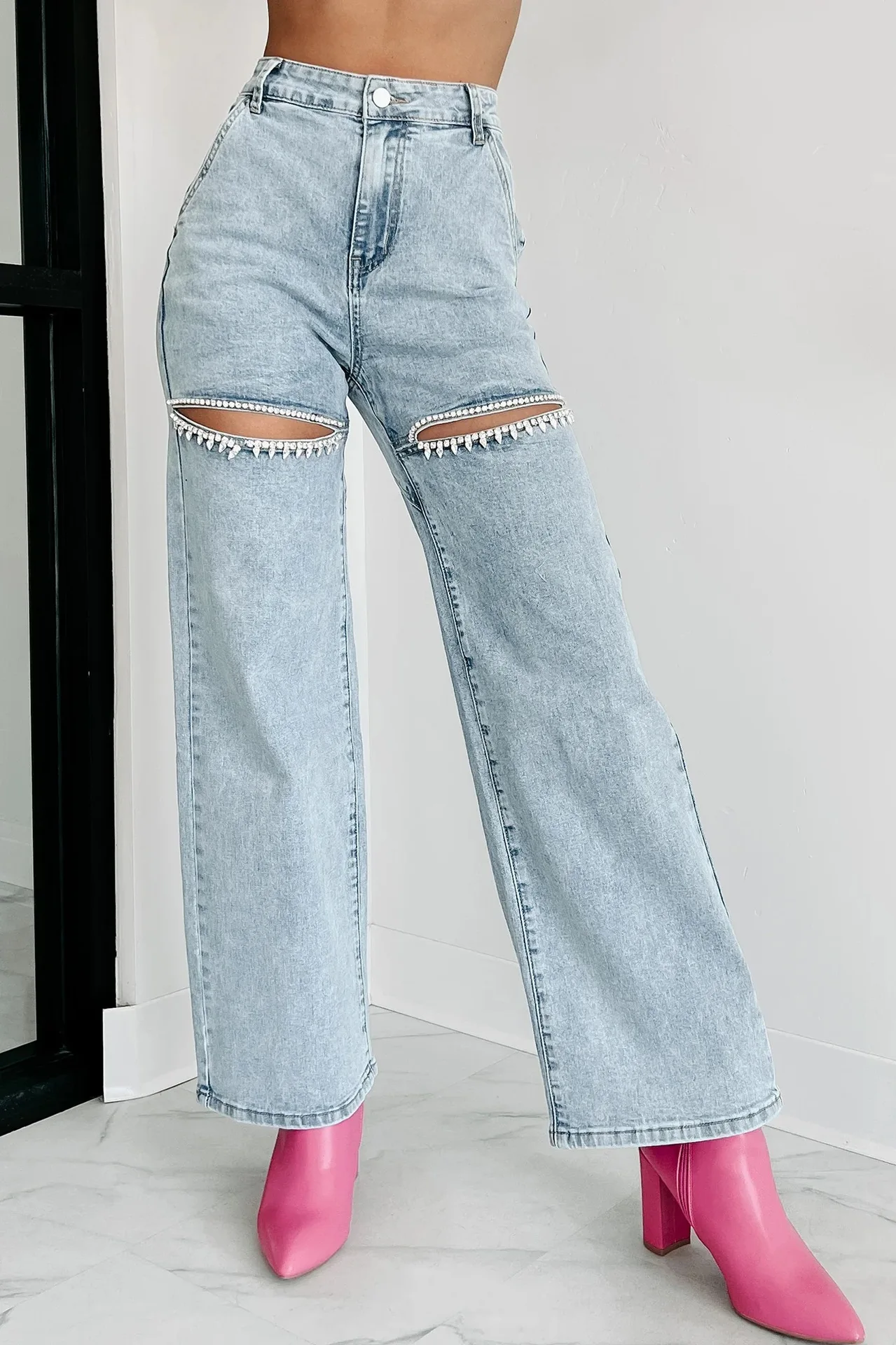 Fashion Women's Denim High Wai - Mom Jeans Women review and price
