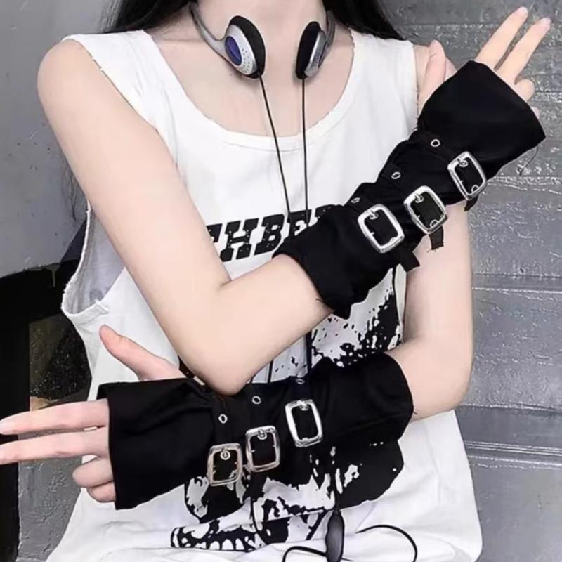 Y2K Gothic Punk Fingerless Glo - Women Fashion Gloves review and price