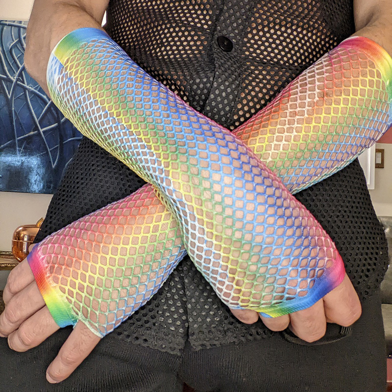 1 Pair Women Long Fishnet Net  - Women Fashion Gloves review and price
