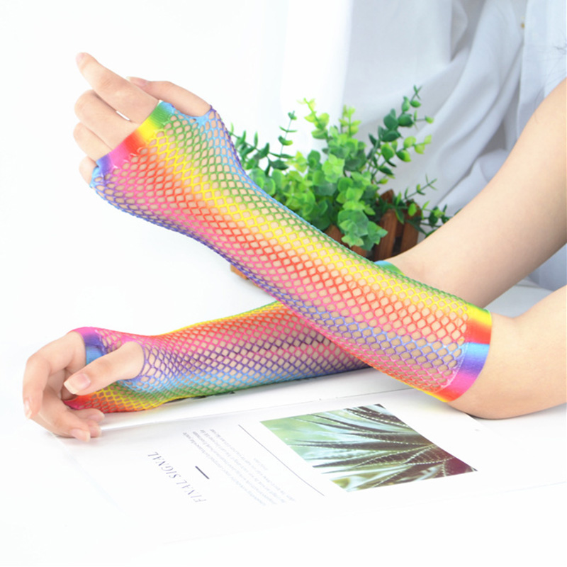 1 Pair Women Long Fishnet Net  - Women Fashion Gloves review and price