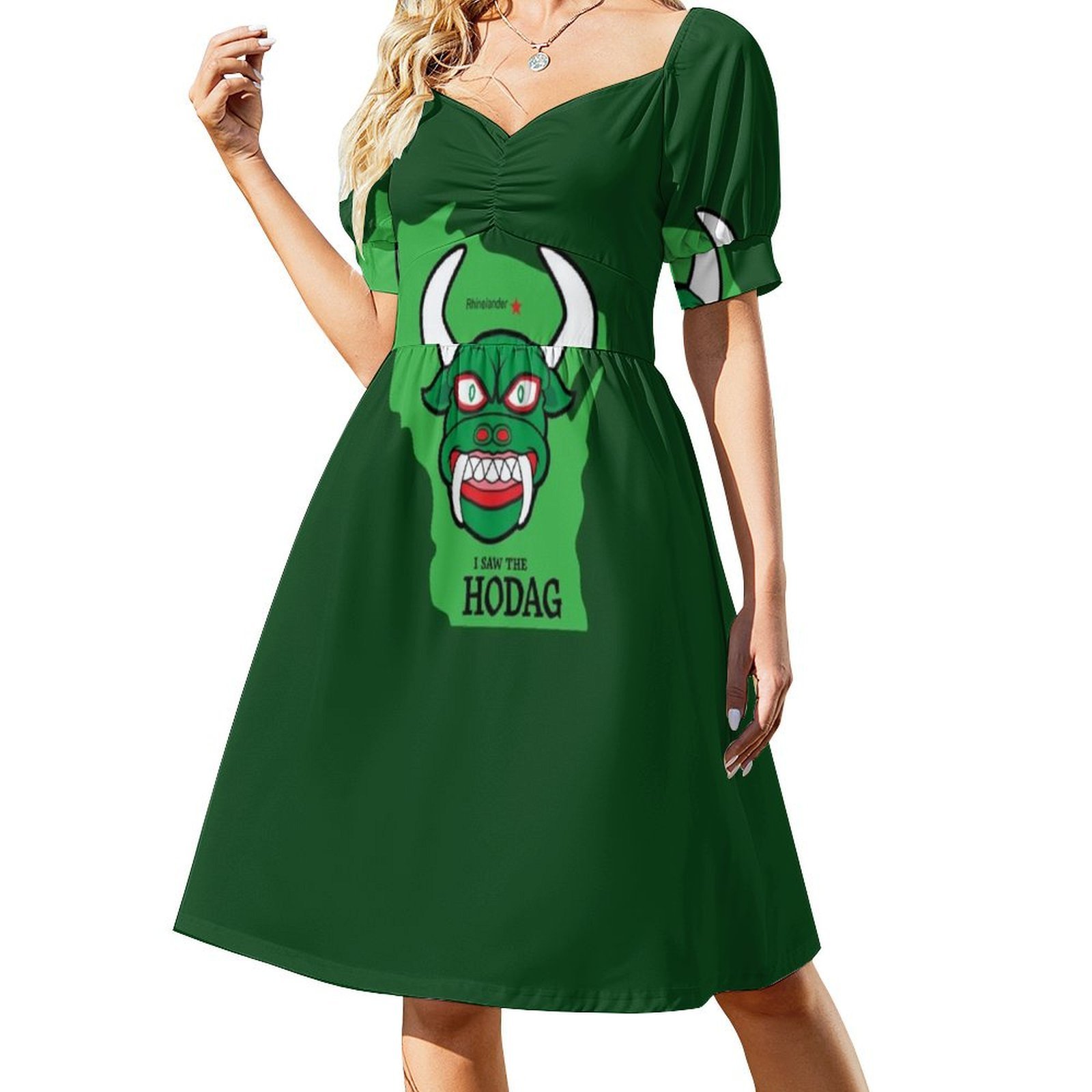 I Saw The Hodag Wisconsin Stat - Smocked Dress Women review and price