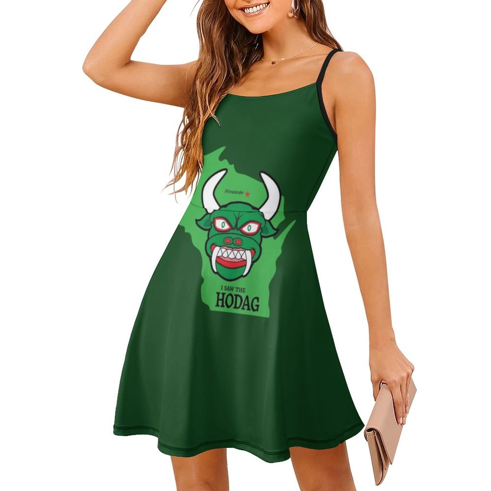 I Saw The Hodag Wisconsin Stat - Smocked Dress Women review and price