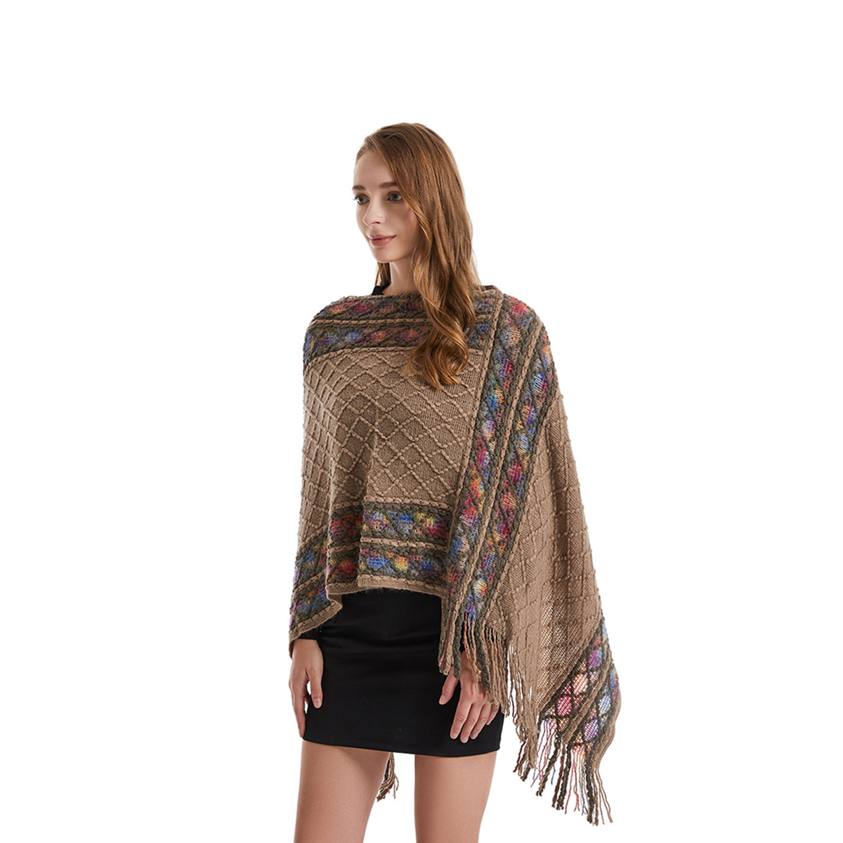Women Spring Autumn Poncho Uni - Women'S Fashion Poncho review and price