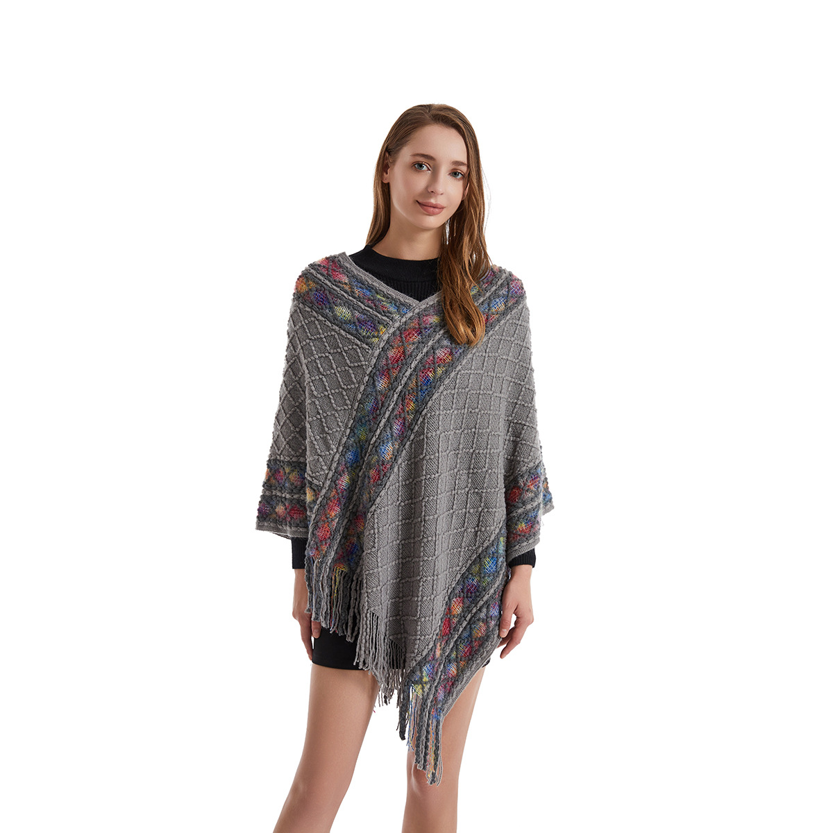 Women Spring Autumn Poncho Uni - Women'S Fashion Poncho review and price