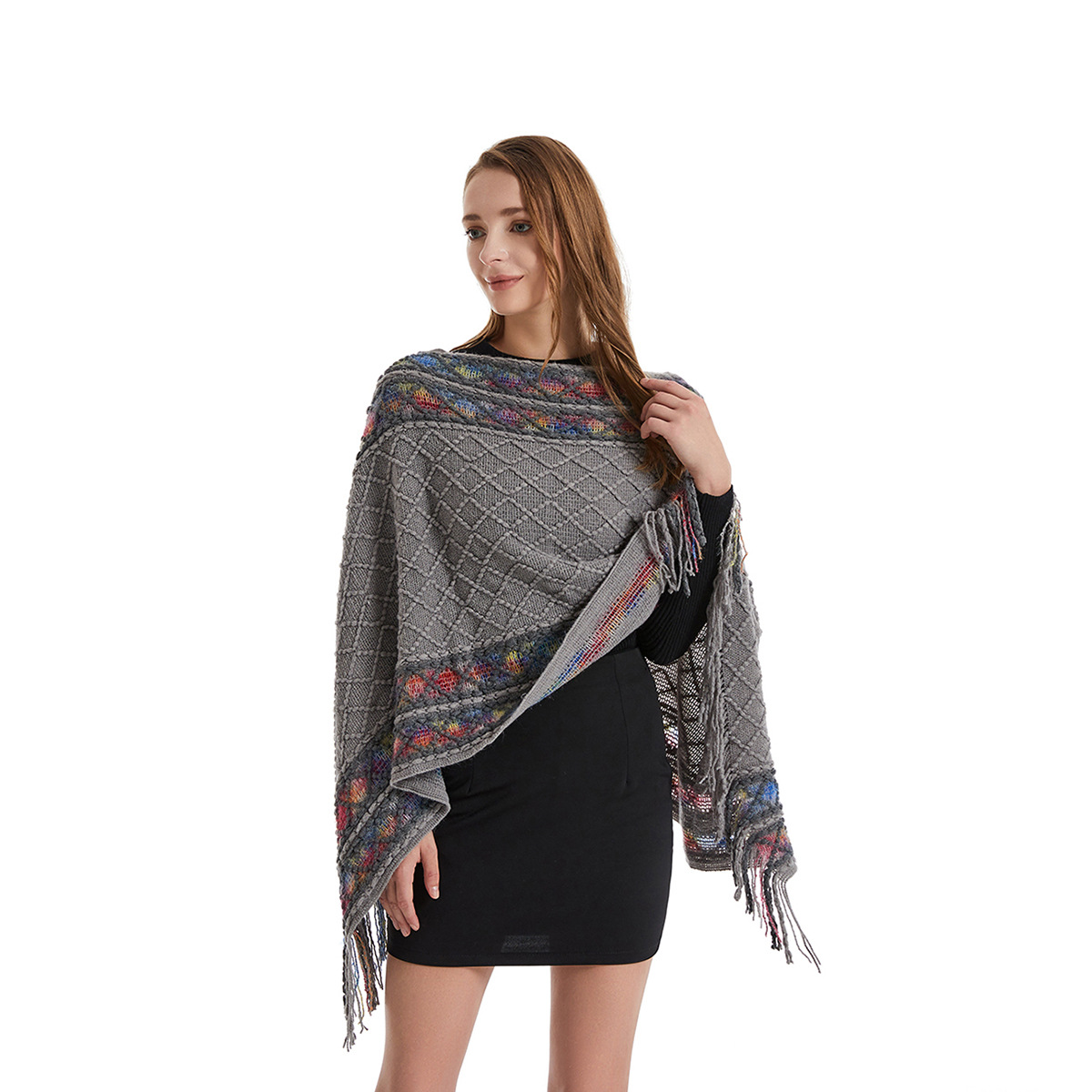Women Spring Autumn Poncho Uni - Women'S Fashion Poncho review and price