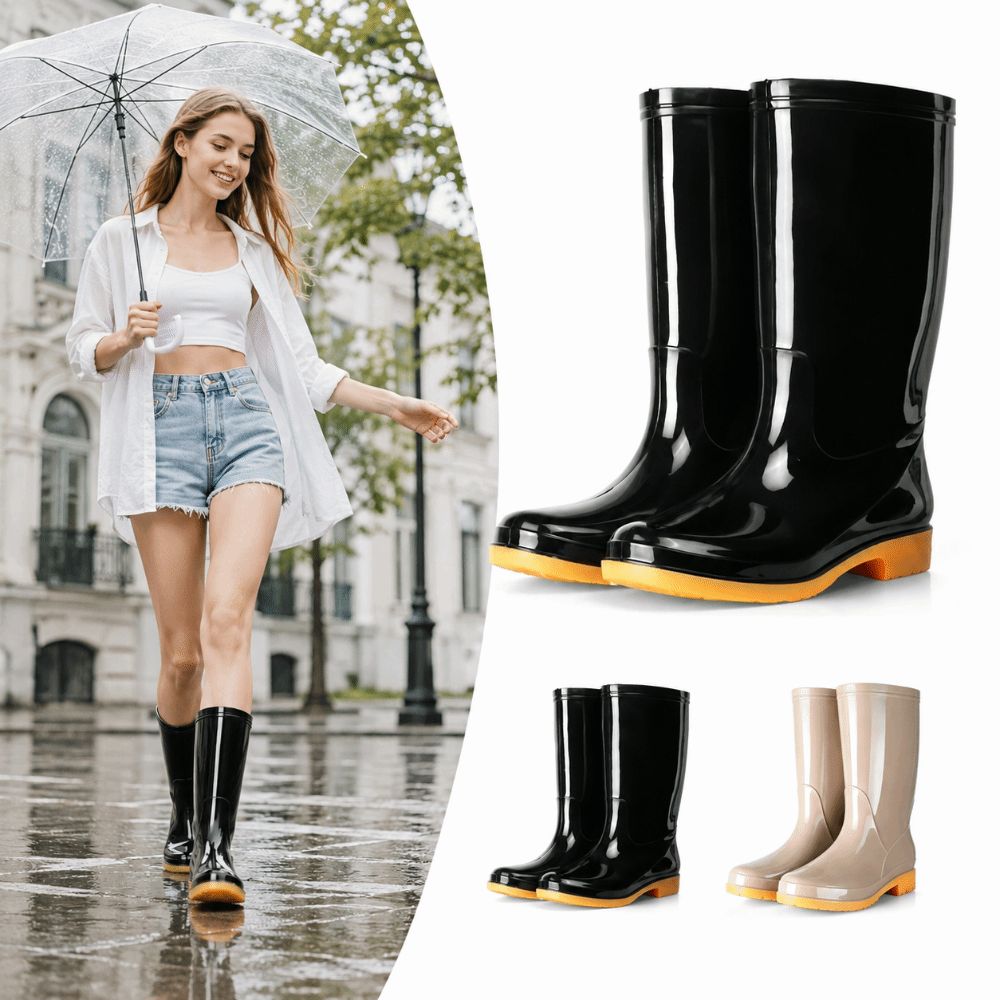 Non-slip Women's Long Rain Boo - Women'S Fashion Rain Boots review and price