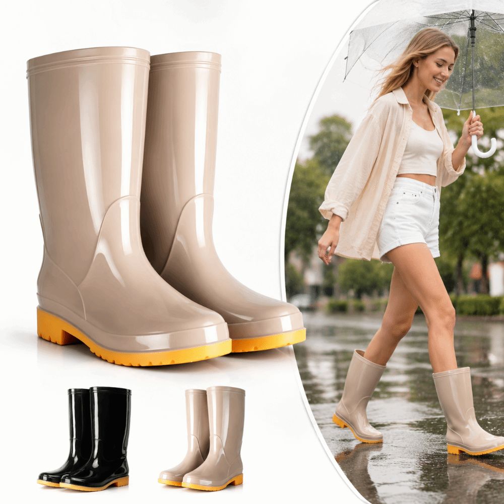 Non-slip Women's Long Rain Boo - Women'S Fashion Rain Boots review and price
