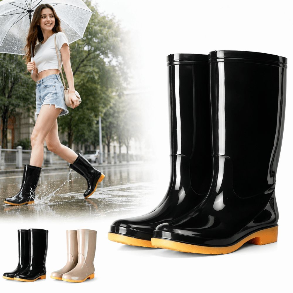 Non-slip Women's Long Rain Boo - Women'S Fashion Rain Boots review and price