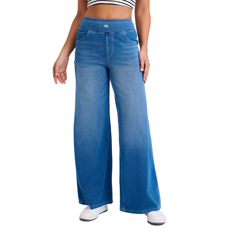 Women High Waist Wide Leg Deni - Mom Jeans Women review and price
